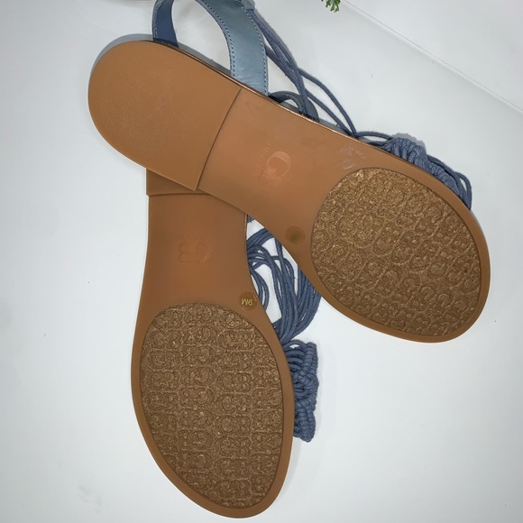 Gianni Bini Macrame Lace Up Sandals - Picture 7 of 7